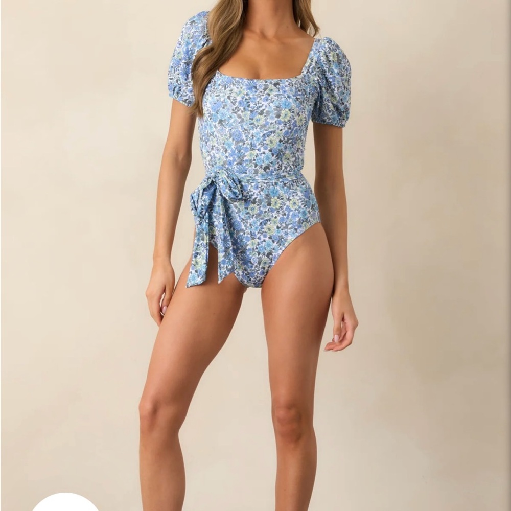 Red Dress Boutique Blue Floral One Piece